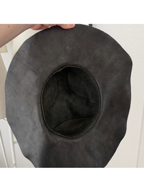 Unreal Vintage Genuine Leather Floppy Hat Stitching Detail main image 2